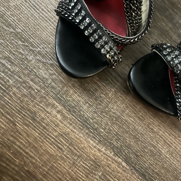 Jeffrey Campbell “Burbs Chain” 8.5 great condition worn twice heels (39 Euro sz) - Picture 12 of 14